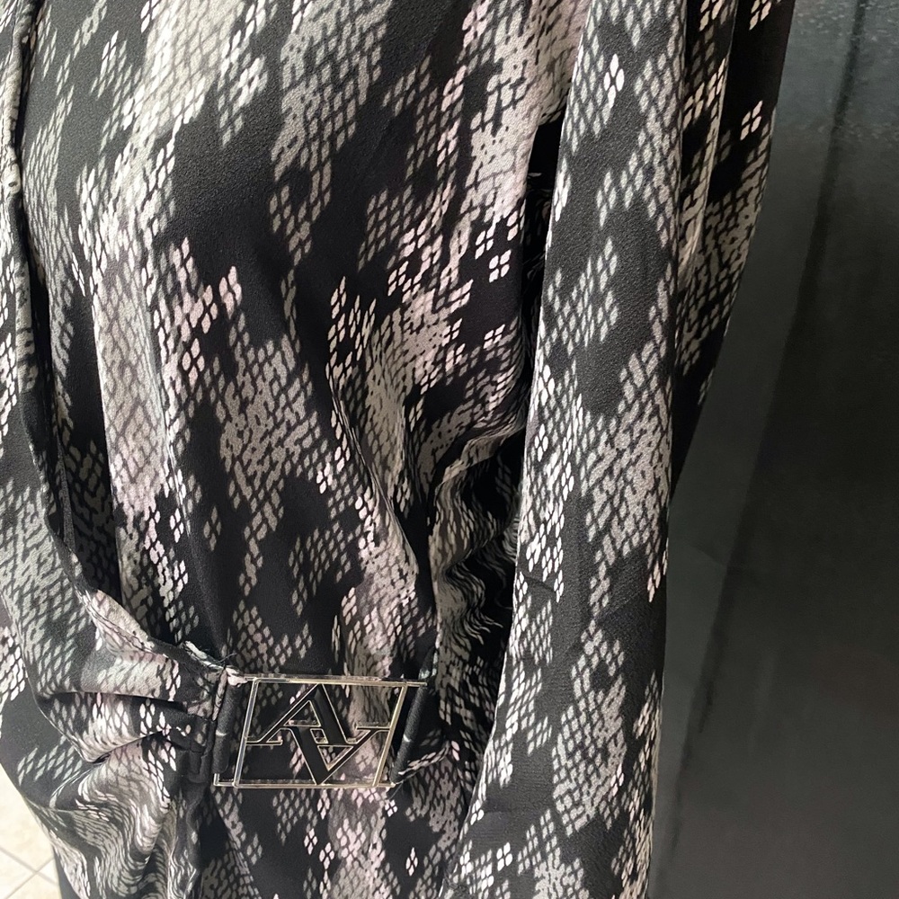 ADRIENNE VITTADINI BLACK LEOPARD PRINT SIZE S NWOT - Picture 4 of 10